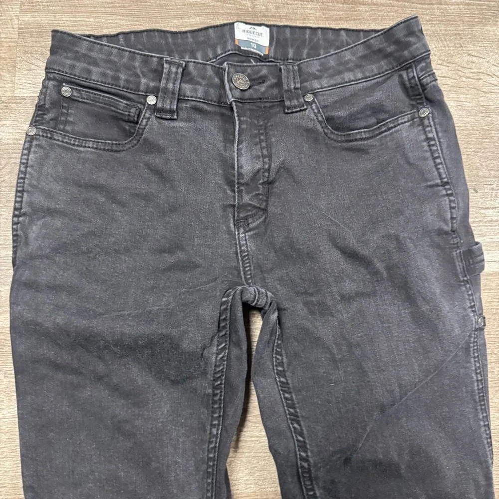 RIDGECUT TOUGHWEAR Women’s Black Cargo Skinny Jeans Size 10